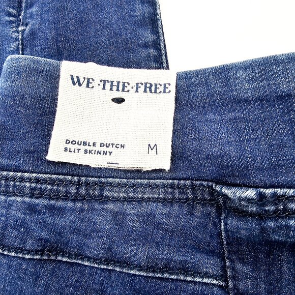 Free People Double Dutch Women's Split Front Mid Rise Pull On Jeggings Size M - Picture 11 of 16